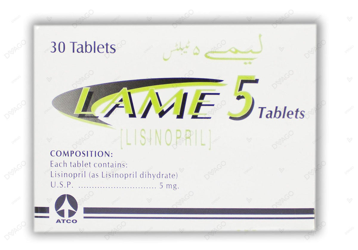 Lame Tablets 5mg (1 Strip = 15 Tablets)