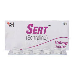 Sert Tablets 100mg (1 Box = 1 Strip)(1 Strip = 10 Tablets)