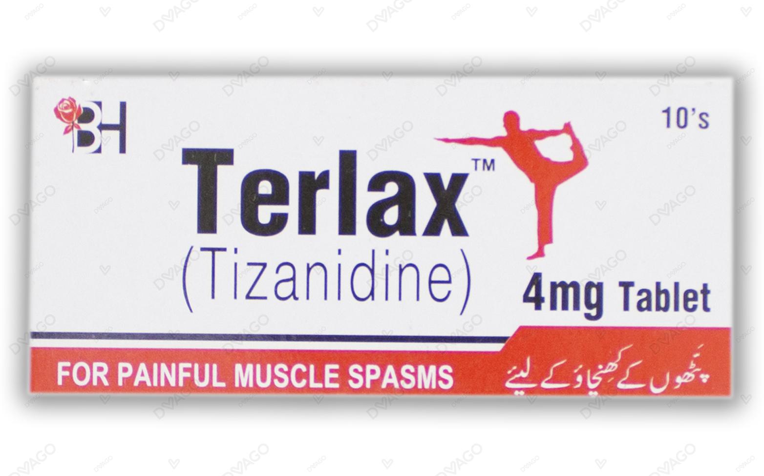 Terlax Tablets 4mg (1 Box = 1 Strip)(1 Strip = 10 Tablets)