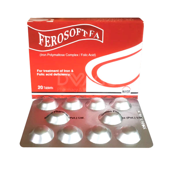 Ferosoft Fa Tablets  (1 Strip = 10 Tablets)