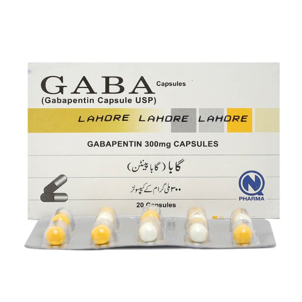 Gaba  300 mg 20 Capsules (1 Strip = 10 Capsules )
