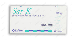 Sar-K Tablets 50mg (1 Strip = 10 Tablets)