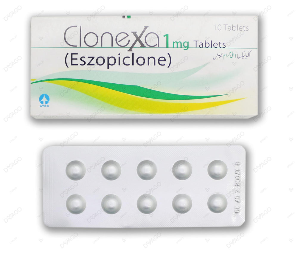 Clonexa Tablets 1mg (1 Box = 1 Strip)(1 Strip = 10 Tablets)