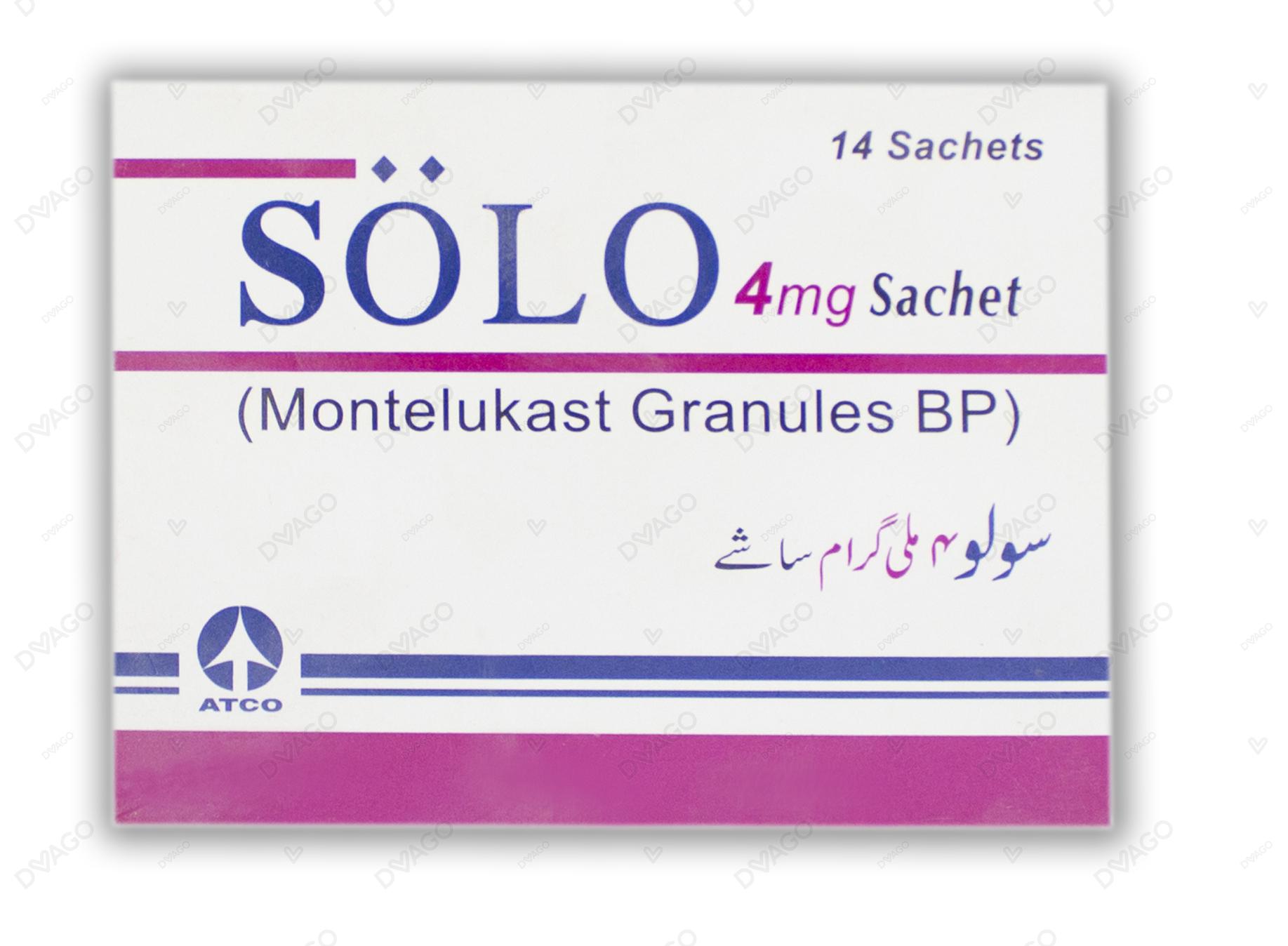SOLO 4 MG SACHET 14S