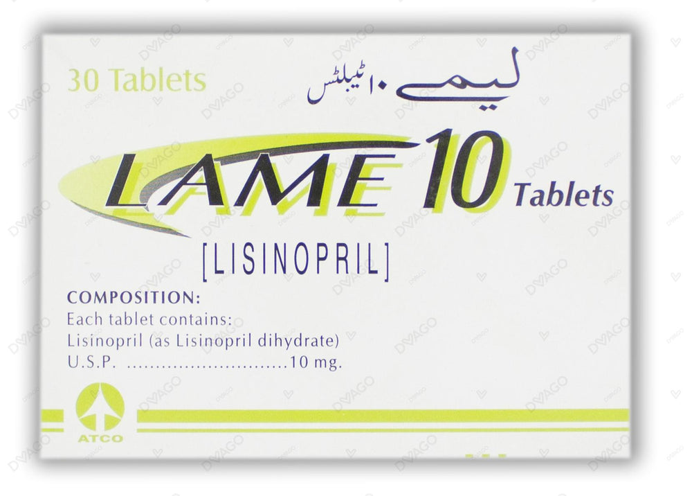 Lame Tablets 10mg (1 Strip = 15 Tablets)