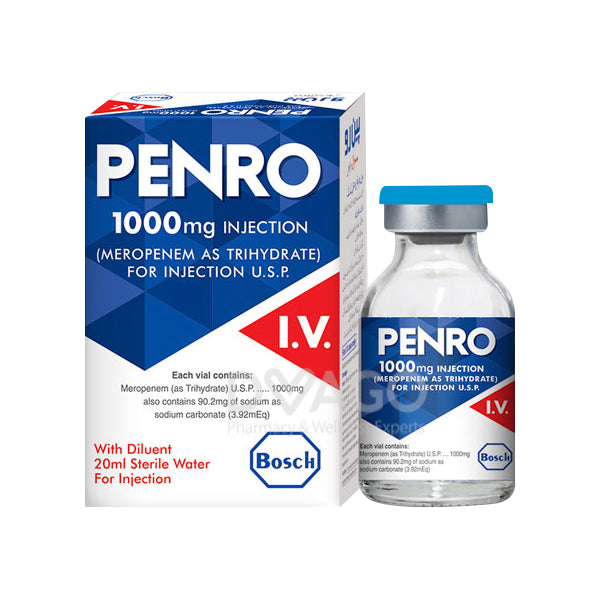 Penro Iv Injection 1000mg (1 Box = 1 Injection)