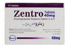 Zentro Tablets 40mg (1 Box = 1 Strip)(1 Strip = 14 Tablets)