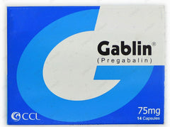 Gablin Capsules 75mg (1 Box = 2 Strips) (1 Strip = 7 Capsules)