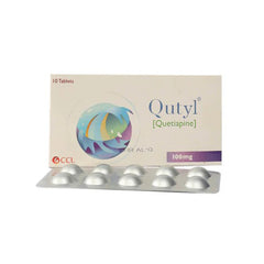 Qutyl Tablets 100mg (1 Box = 1 Strip)(1 Strip = 10 Tablets)