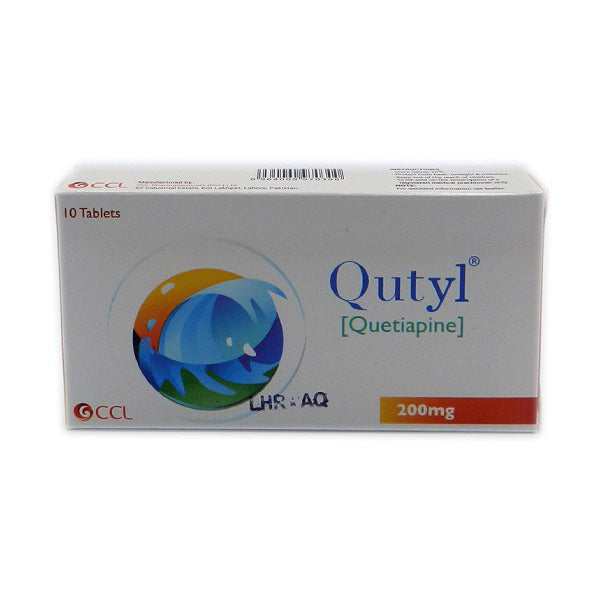 Qutyl Tablets 200mg (1 Box = 1 Strip)(1 Strip = 10 Tablets)