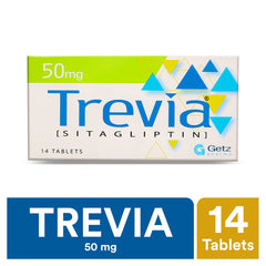 Trevia Tablets 50mg (1 Strip = 7 Tablets)