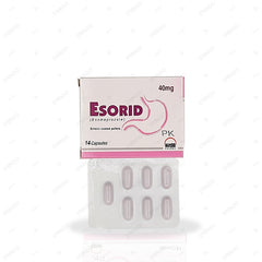 Esorid Capsules 40mg (1 Strip = 7 Capsules)