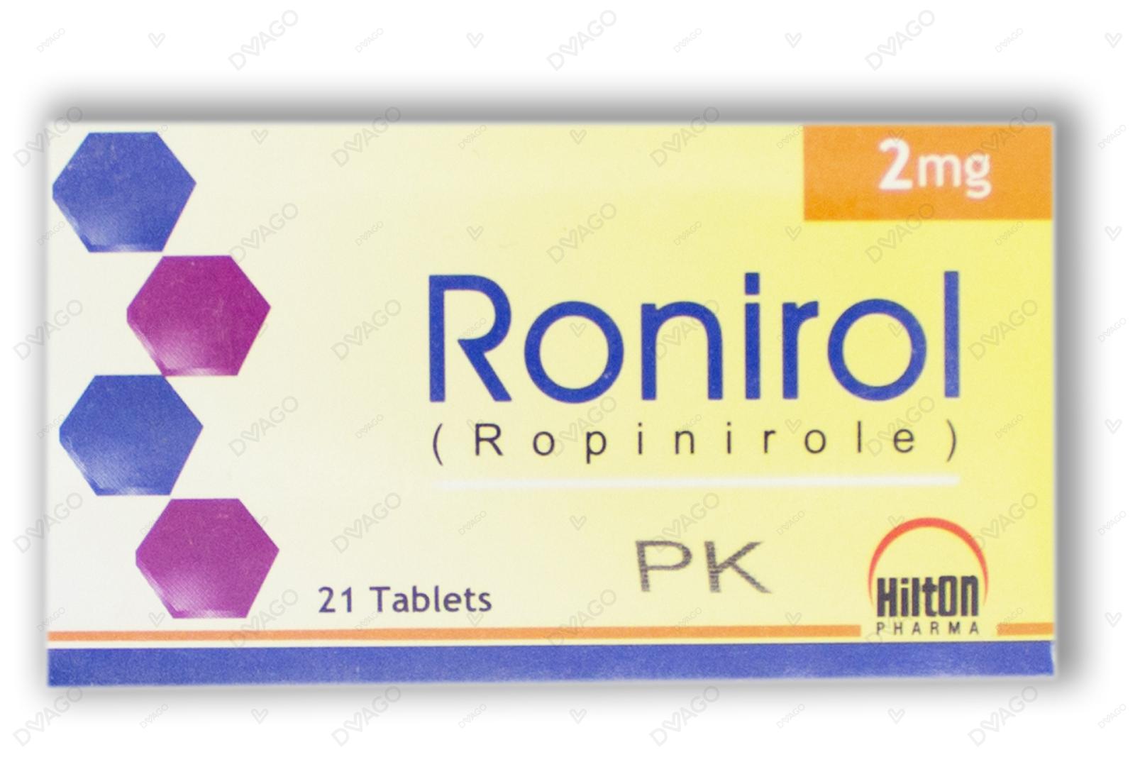 Ronirol Tablets 2mg (1 Strip = 7 Tablets)