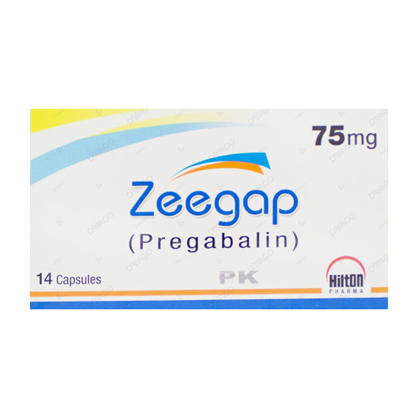 Zeegap Capsules 75mg (1 Box = 1 Strip)(1 Strip = 14 Capsules)