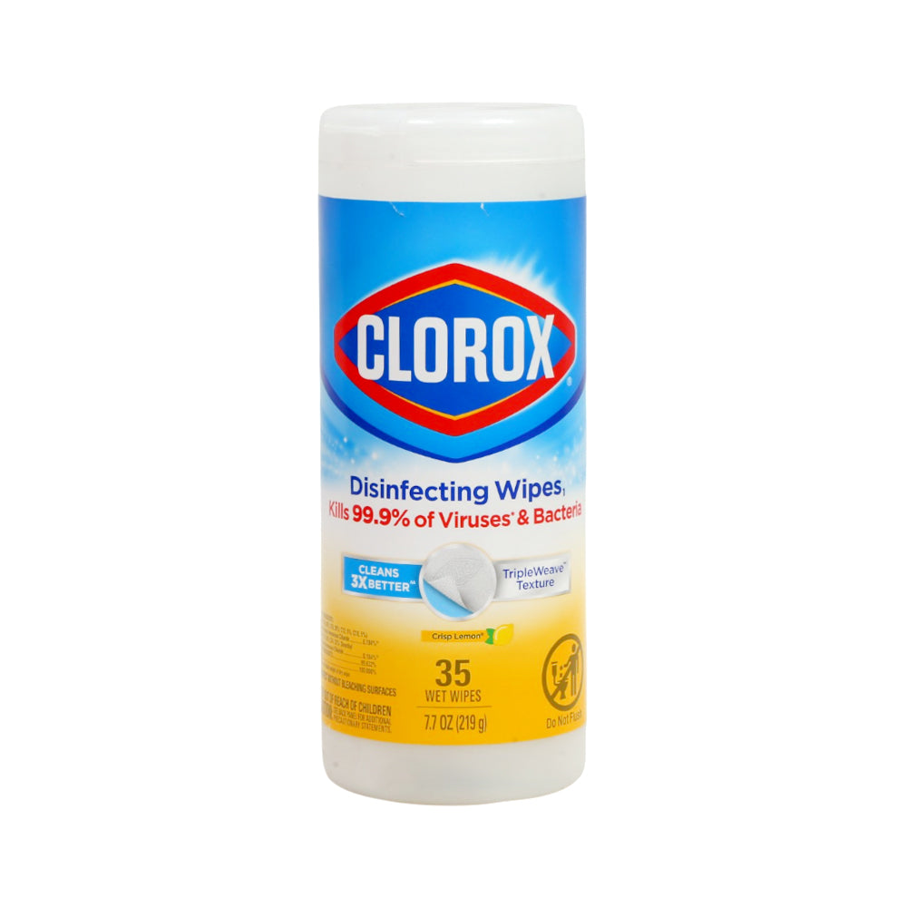 CLOROX DISINFECTING WIPES CRISP LEMON 35S 258 GM Default Title - MamasJan Grocery Nonfood
