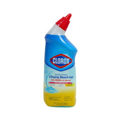 CLOROX TOILET BOWL CLEANER CLINGING GEL CRISP LEMON 709 ML Default Title - MamasJan Grocery Nonfood