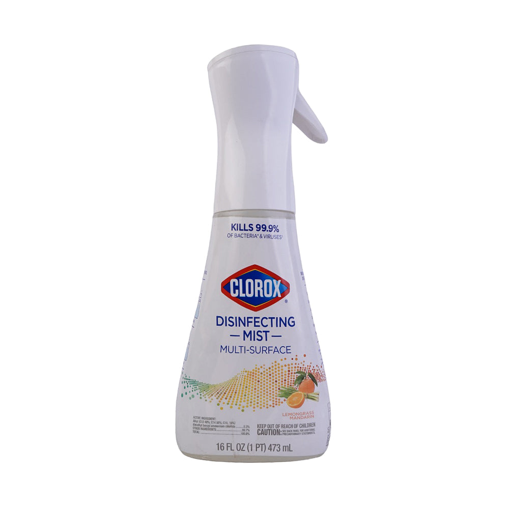 CLOROX DISINFECTING MIST MULTI SURFACE LEMONGRASS SPRAY 473M Default Title - MamasJan Grocery Nonfood