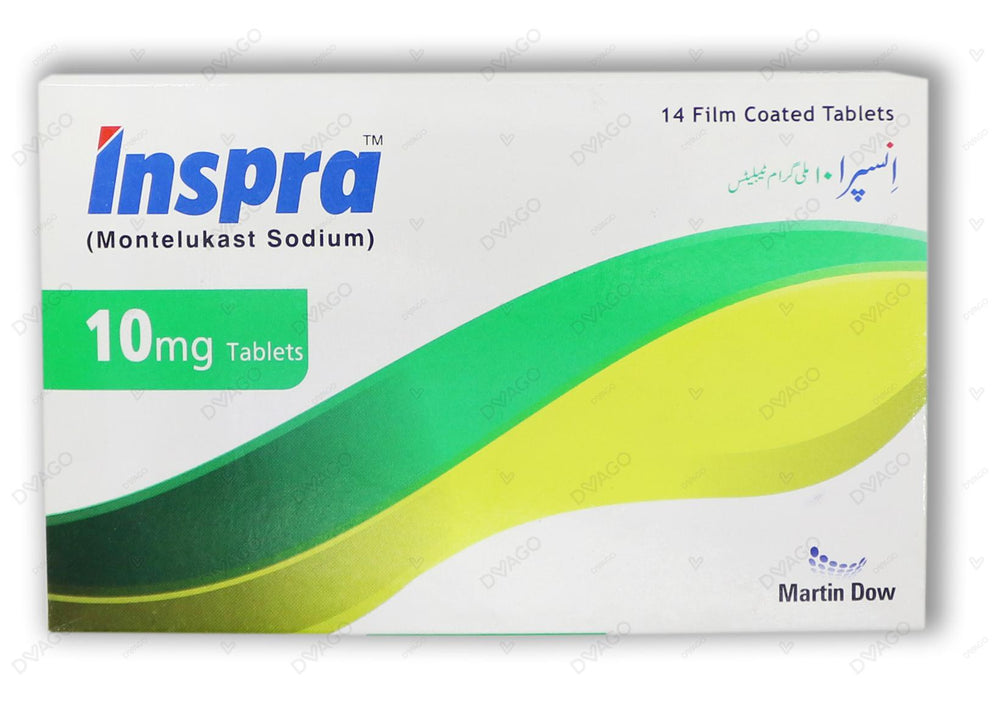 Inspra Tablets 10mg (1 Box = 14 Tablets)