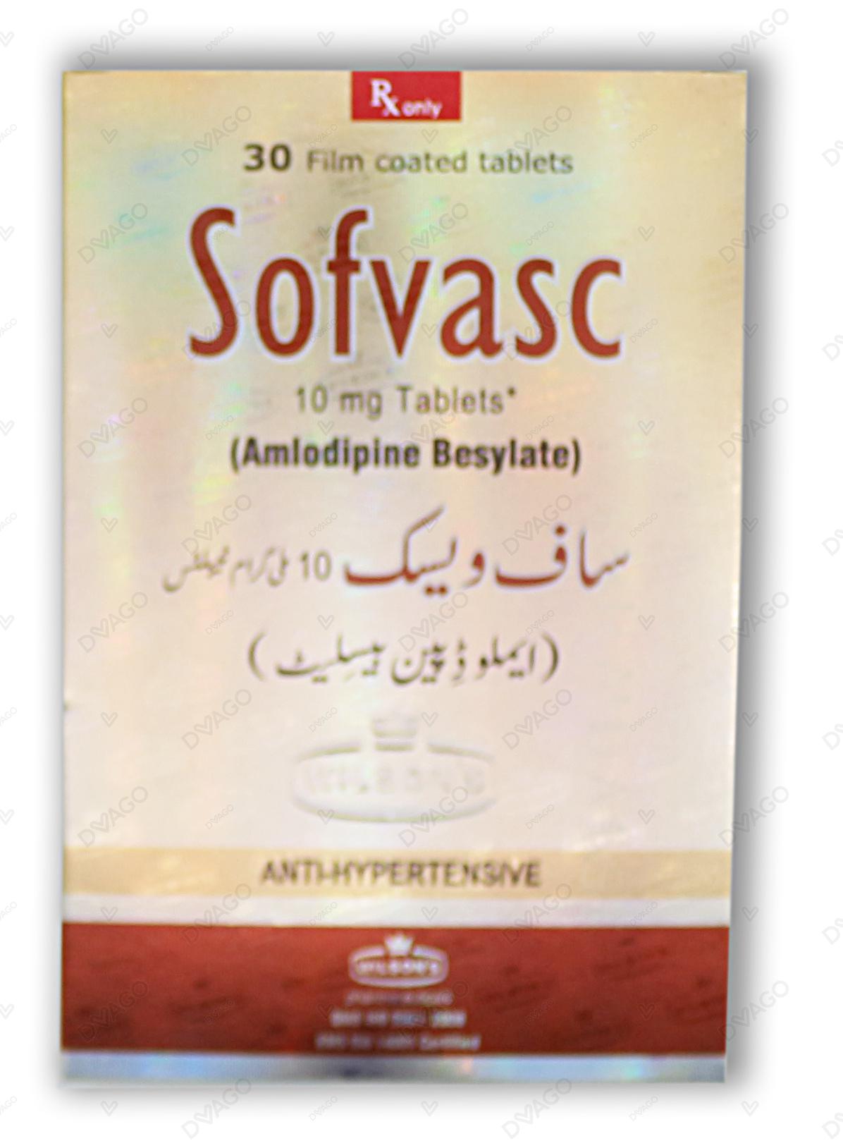 Sofvasc Tablets 10mg (1 Box = 2 Strips) (1 Strip = 15 Tablets)
