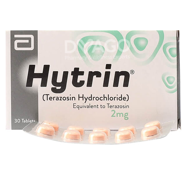 Hytrin Tablets 2mg (1 Box = 3 Strips) (1 Strip = 10 Tablets)