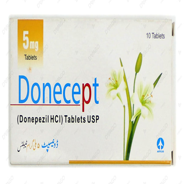 Donecept Tablets 5mg (1 Box = 1 Strip)(1 Strip = 10 Tablets)