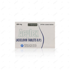 Acylex Tablets 400mg (1 Strip = 10 Tablets)