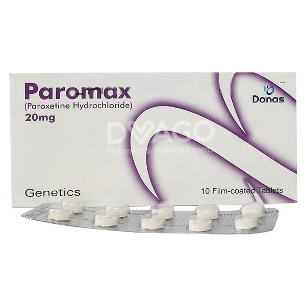 Paromax Tablets 20mg (1 Box = 1 Strip)(1 Strip = 10 Tablets)
