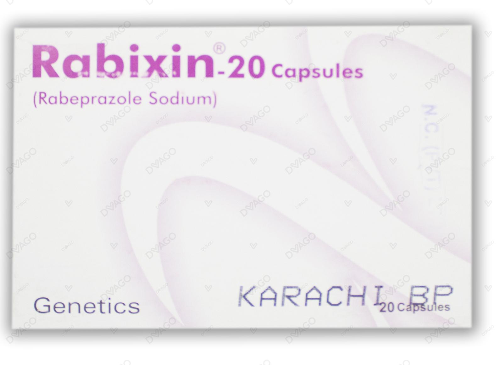 Rabixin Capsules 20mg (1 Strip = 10 Capsules)