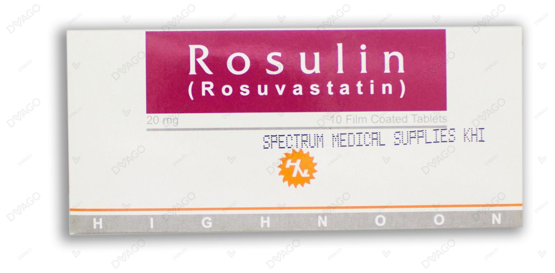Rosulin Tablets 20mg (1 Box = 1 Strip)(1 Strip = 10 Tablets)