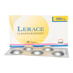 Lerace Tablets 500mg (1 Box = 2 Strips) (1 Strip = 5 Tablets)