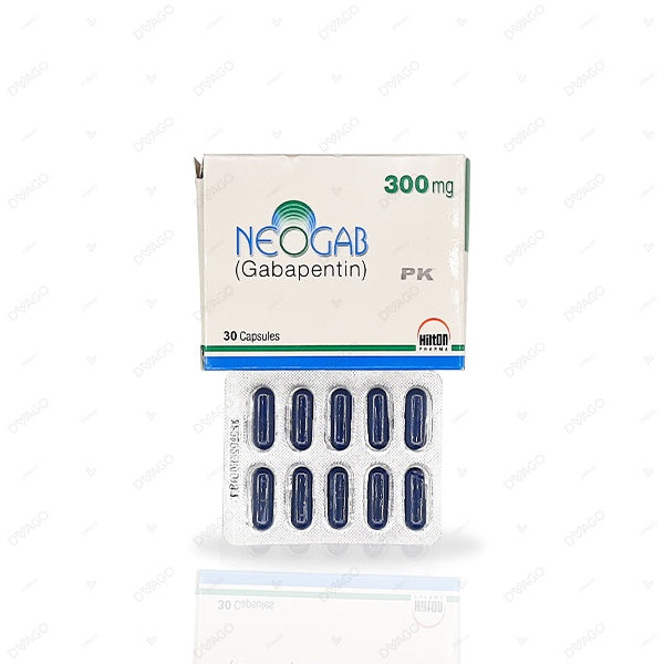 Neogab Capsules 300mg (1 Strip = 10 Capsules)