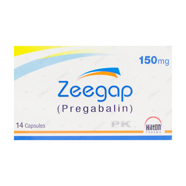 Zeegap Capsules 150mg (1 Box = 1 Strip)(1 Strip = 14 Capsules)