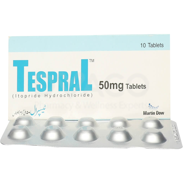 Tespral Tablets 50mg  (1 Box = 10 Tablets)