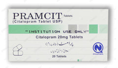 Pramcit Tablets 20mg (1 Box = 2 Strips) (1 Strip = 10 Tablets)