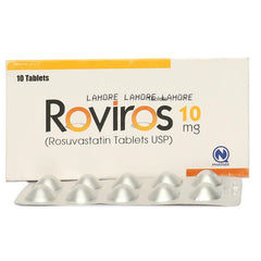 Roviros Tablets 10mg (1 Box = 1 Strip)(1 Strip = 10 Tablets)