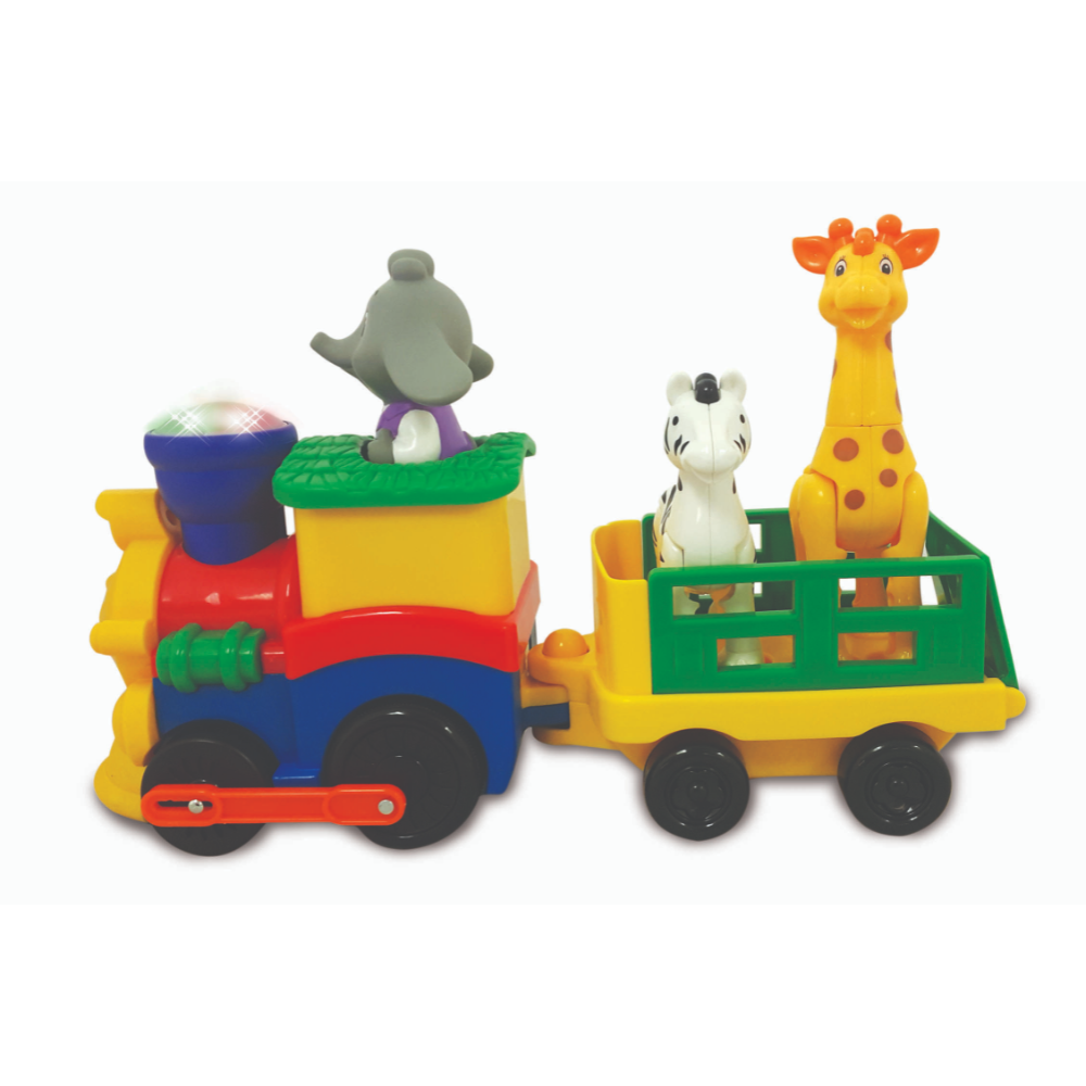 053884 KIDDIELAND JUNGLE ACTIVITY TRAIN (+12M) D Default Title - MamasJan Toys