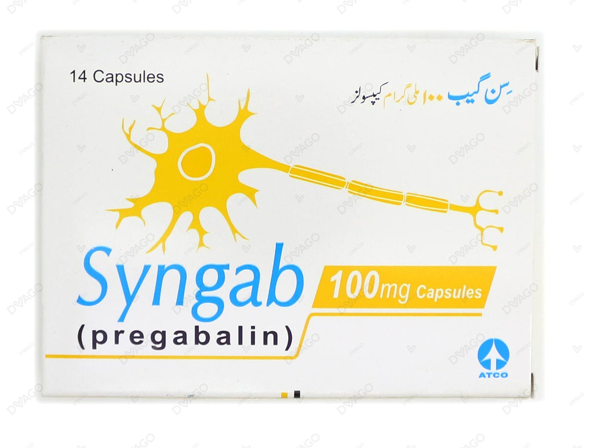 Syngab Capsules 100mg (1 Box = 2 Strips) (1 Strip = 7 Capsules)