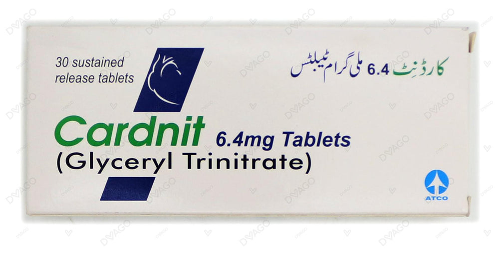 Cardnit Tablets 6.4mg (1 Strip = 10 Tablets)