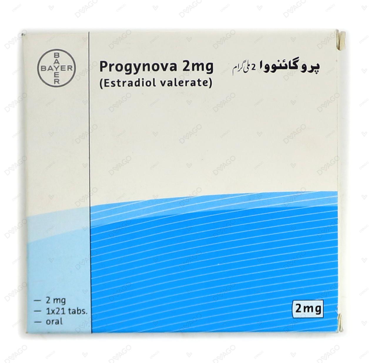Progynova Tablets 2mg (1 Box = 1 Strip)(1 Strip = 21 Tablets)