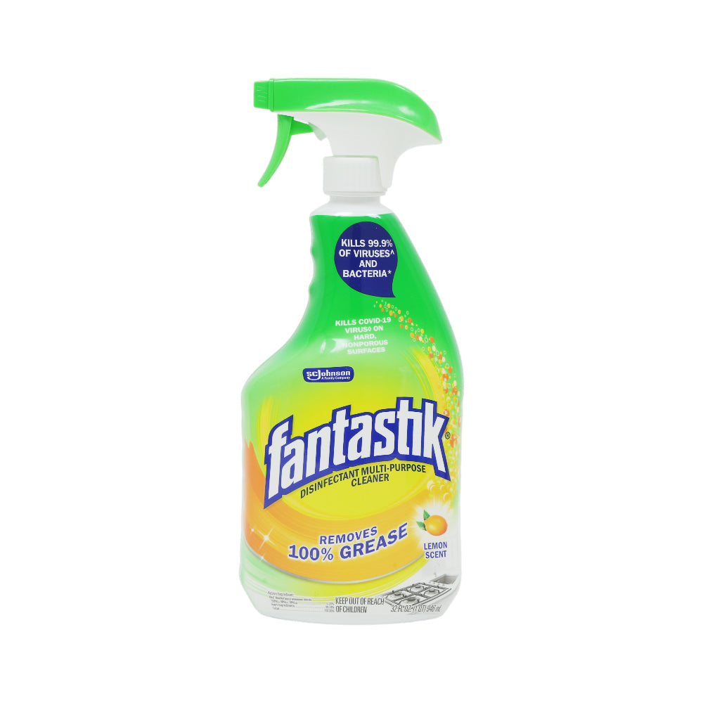 FANTASTIK DISINFECTANT CLEANER SPRAY LEMON 946 ML Default Title - MamasJan Grocery Nonfood