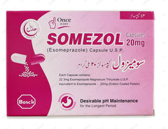 Somezol Capsules 20mg (1 Strip = 7 Capsules)