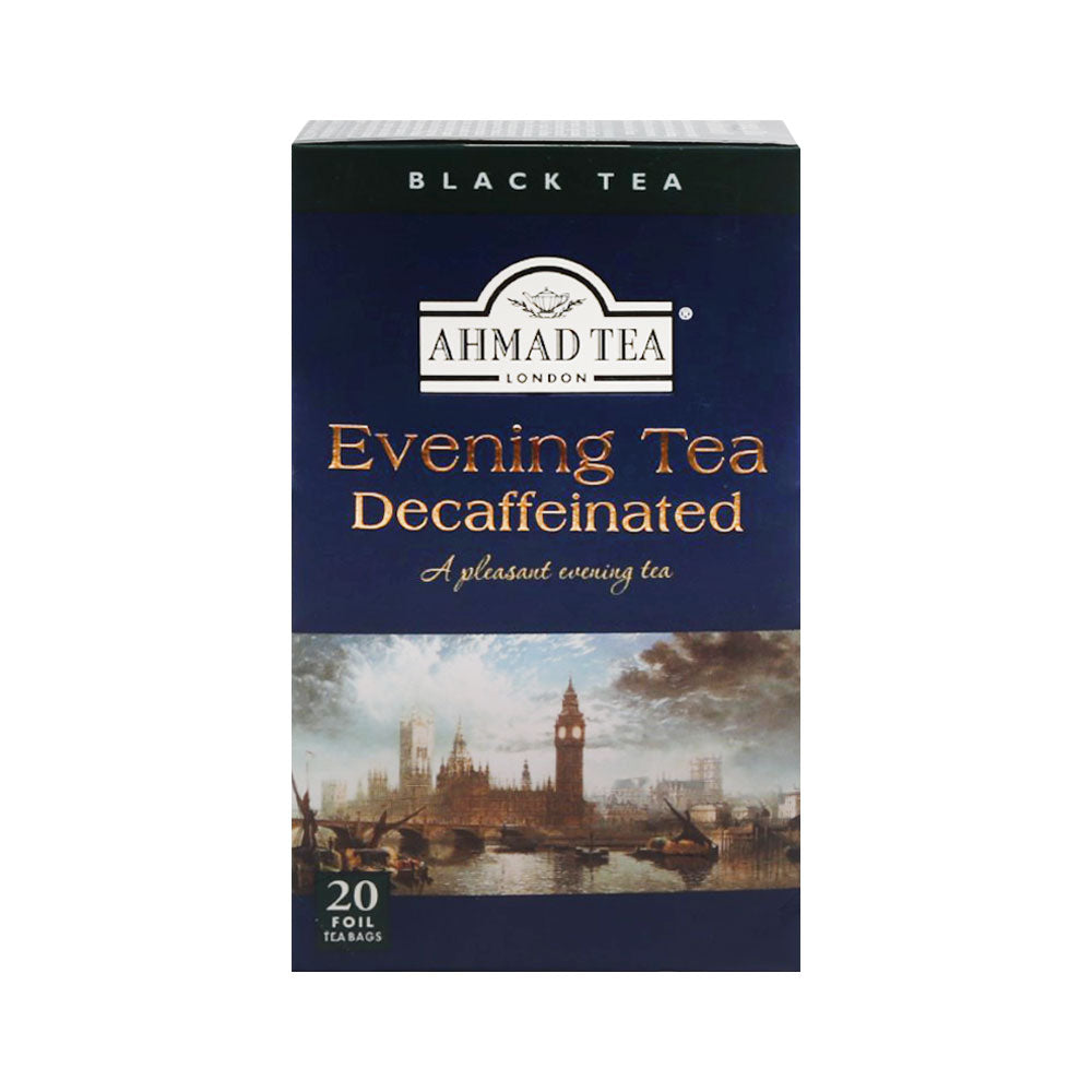 AHMAD TEA DECAFFEINATED EVENING TEA 20 TEA BAGS Default Title - MamasJan Grocery