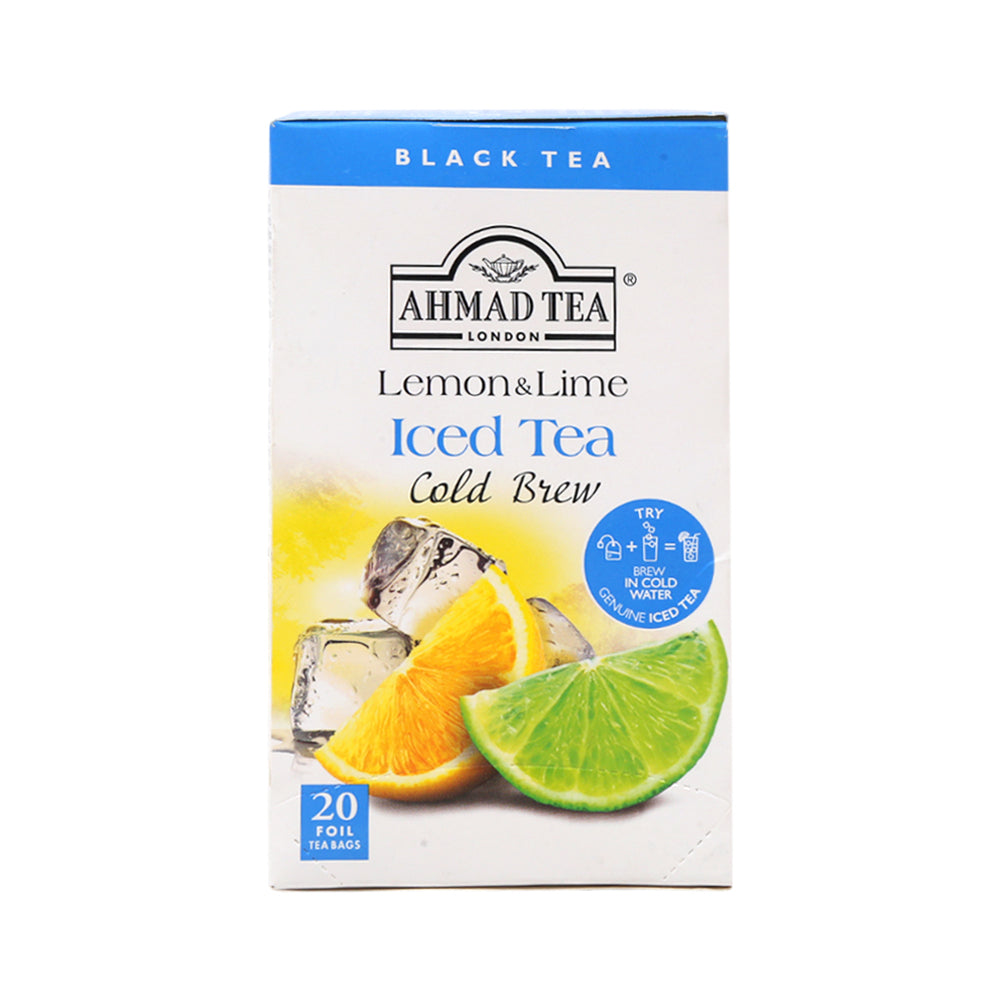 AHMAD ICED TEA LEMON & LIME 20X2G Default Title - MamasJan GroceryFoods