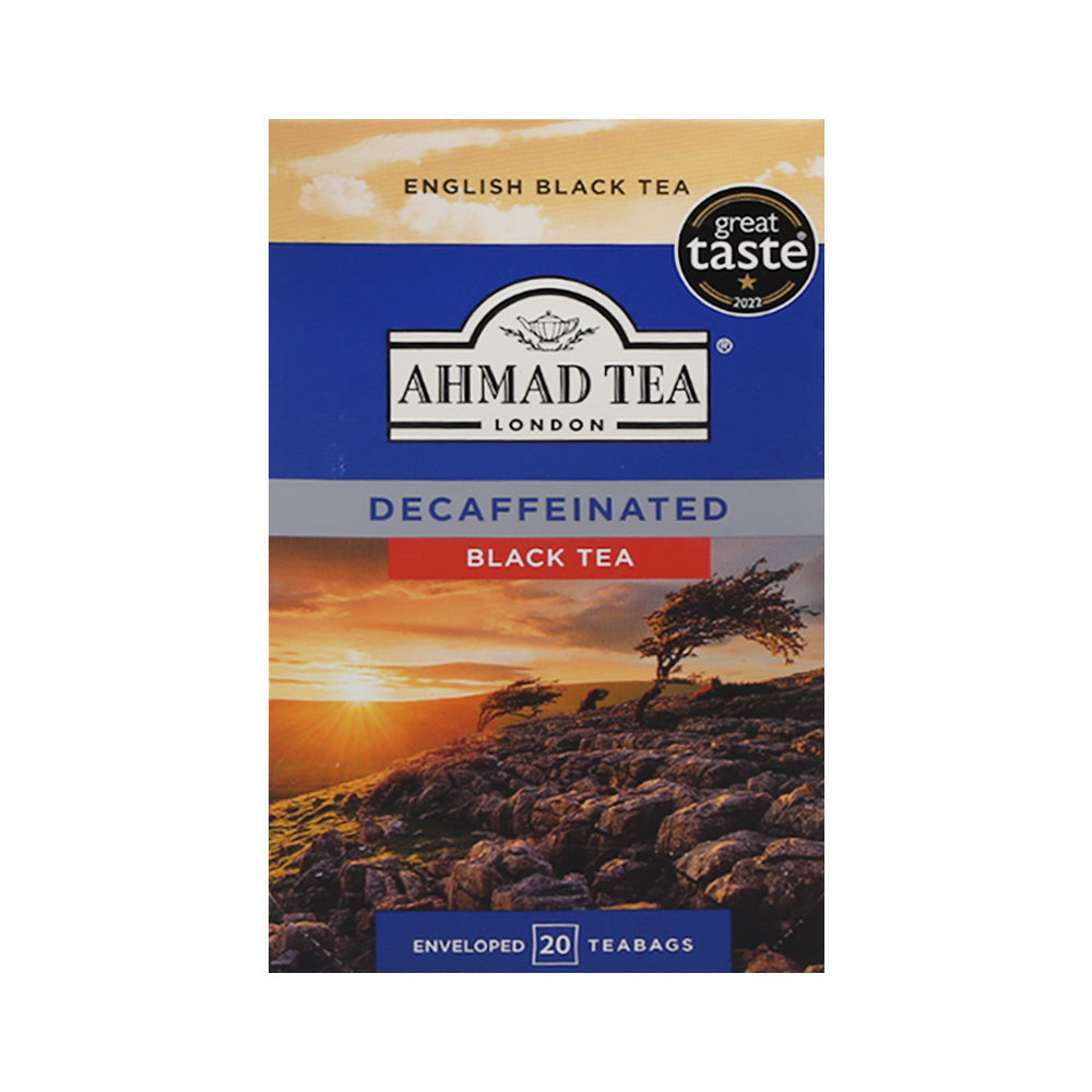 AHMAD TEA DECAFFEINATED BLACK TEA 20 TEA BAGS Default Title - MamasJan Grocery