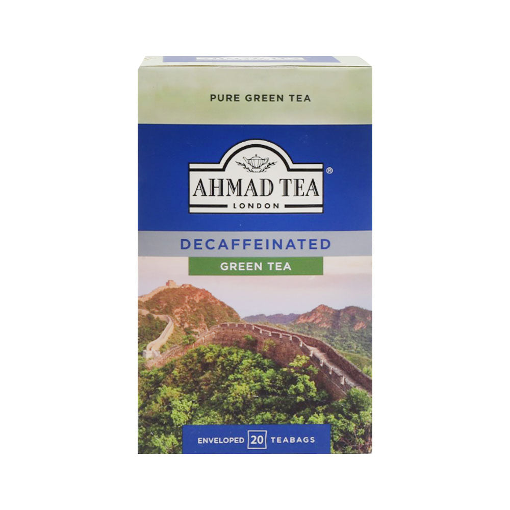 AHMAD TEA DECAFFEINATED GREEN TEA 20 BAGS Default Title - MamasJan Grocery
