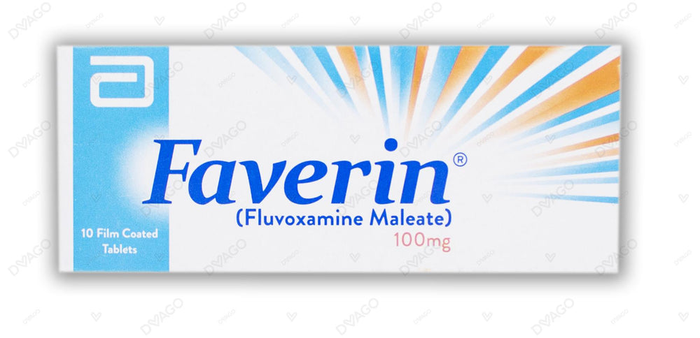 Faverin Tablets 100mg (1 Box = 1 Strip)(1 Strip = 10 Tablets)