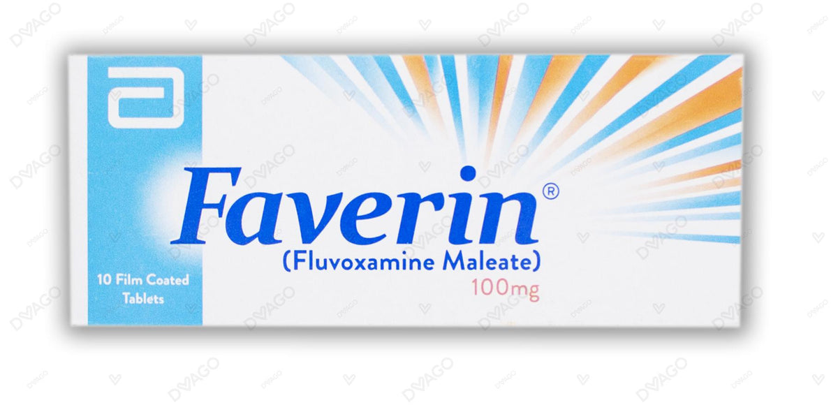 Faverin Tablets 100mg (1 Box = 1 Strip)(1 Strip = 10 Tablets)