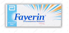 Faverin Tablets 100mg (1 Box = 1 Strip)(1 Strip = 10 Tablets)