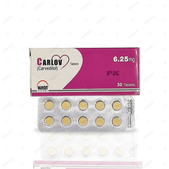 Carlov Tablets 6.25mg (1 Strip = 10 Tablets)