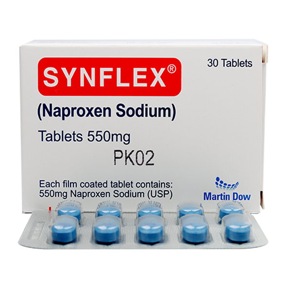 Synflex Tablets 550mg (1 Strip = 10 Tablets)
